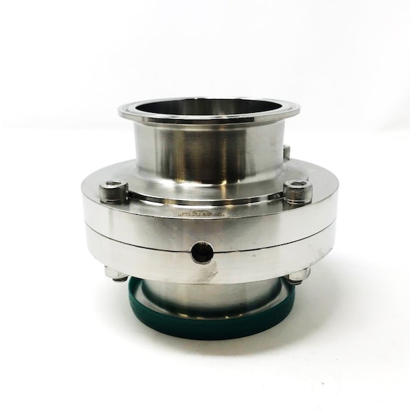 Sanitary Butterfly Valve 2.5" Tri Clamp EPDM 316L SS No Handle